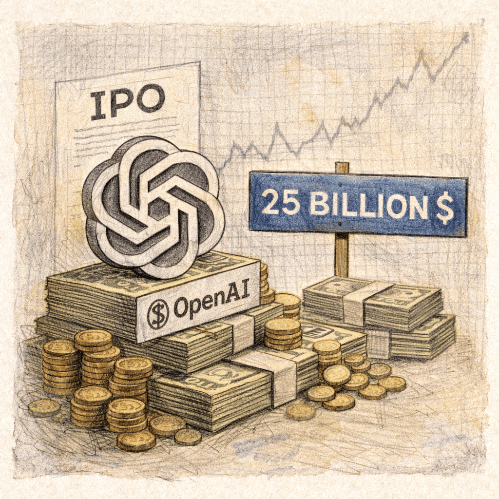 OpenAI passerer 25 milliarder i årsinntekt — børsnotering kan komme